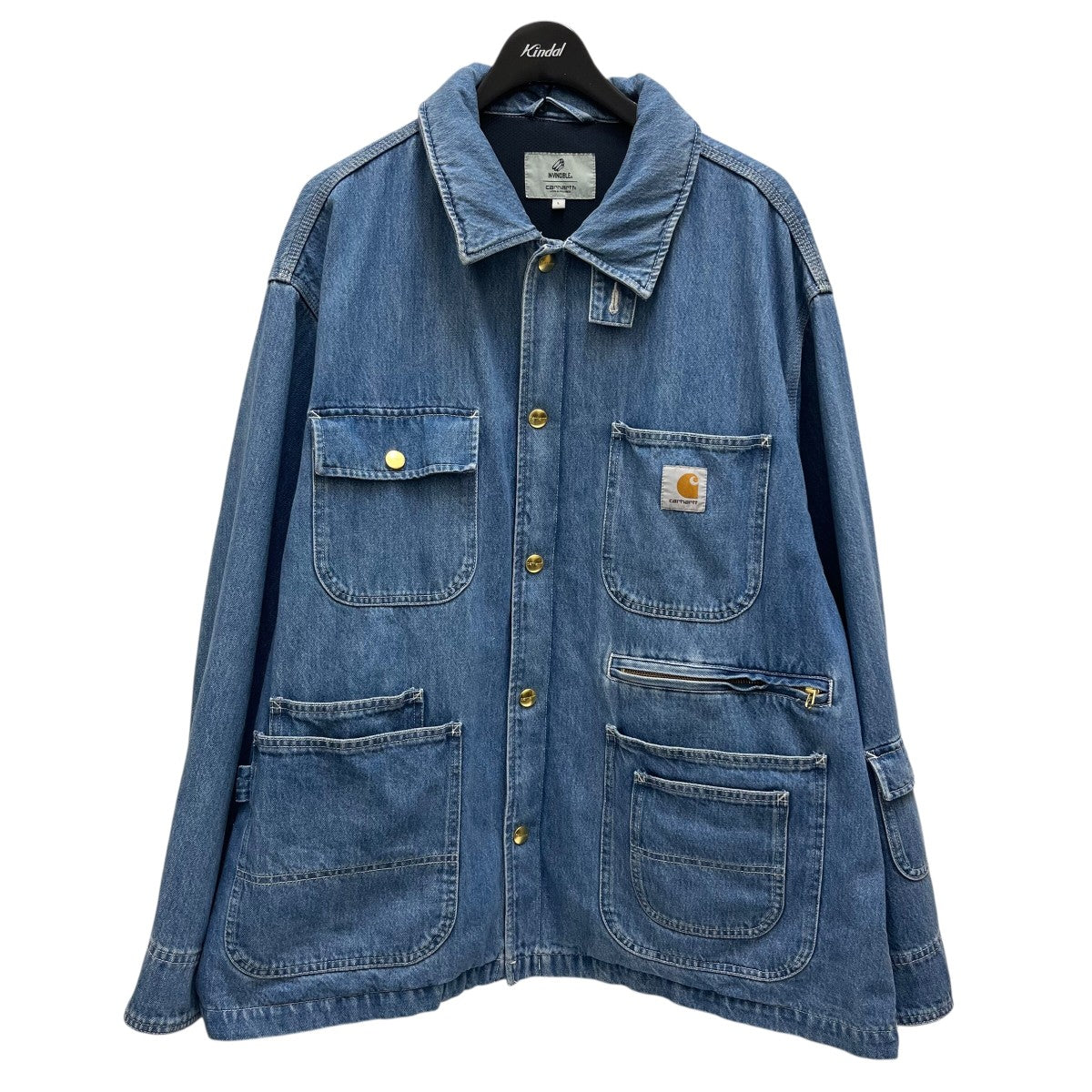 A.P.C. × CARHARTT WIP デニム カバーオール サイズS A.P.C. × CARHARTT WIP デニム カバーオール サイズS