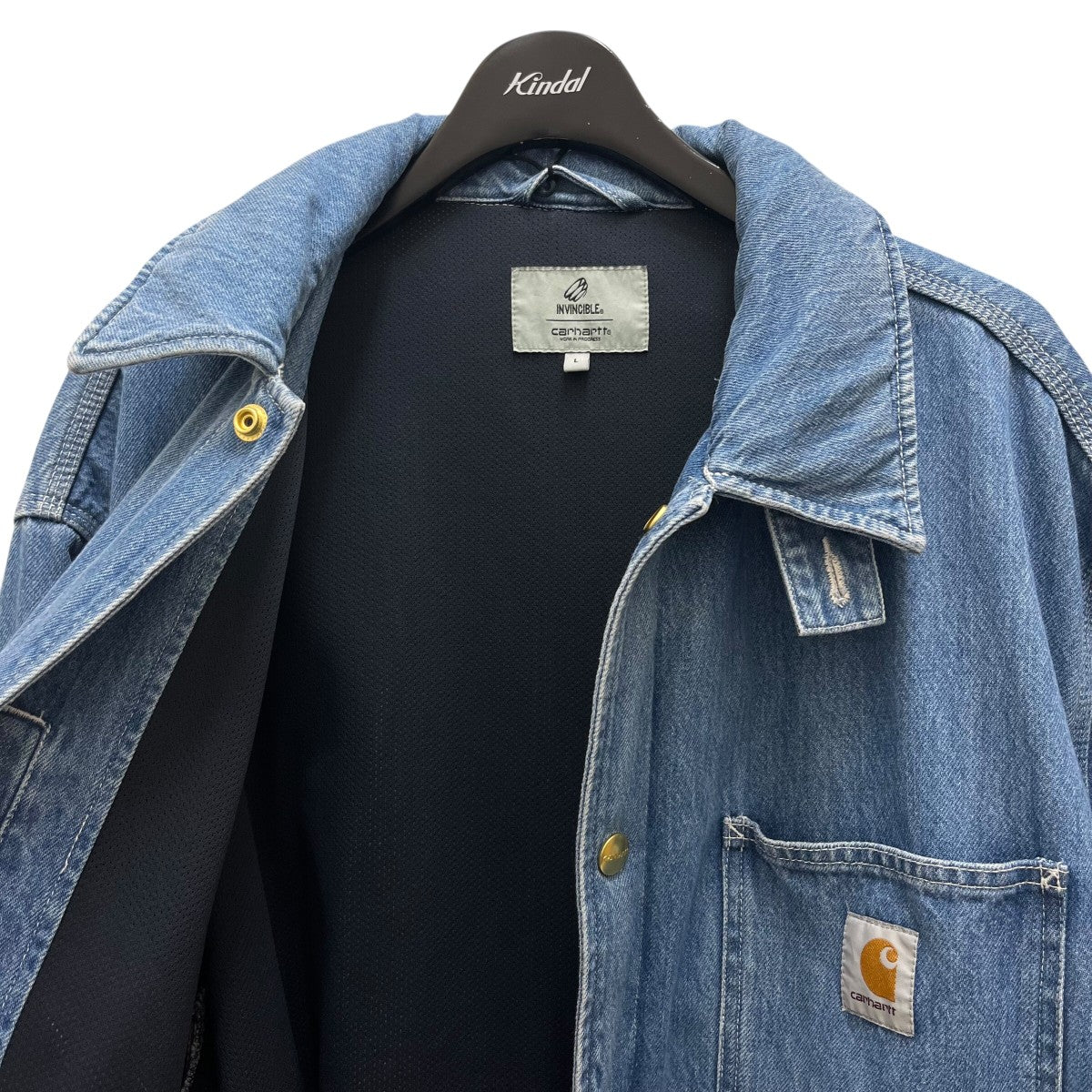 CARHARTT WIP×INVINCIBLE DENIM CHORE COAT MAXカバーオール 