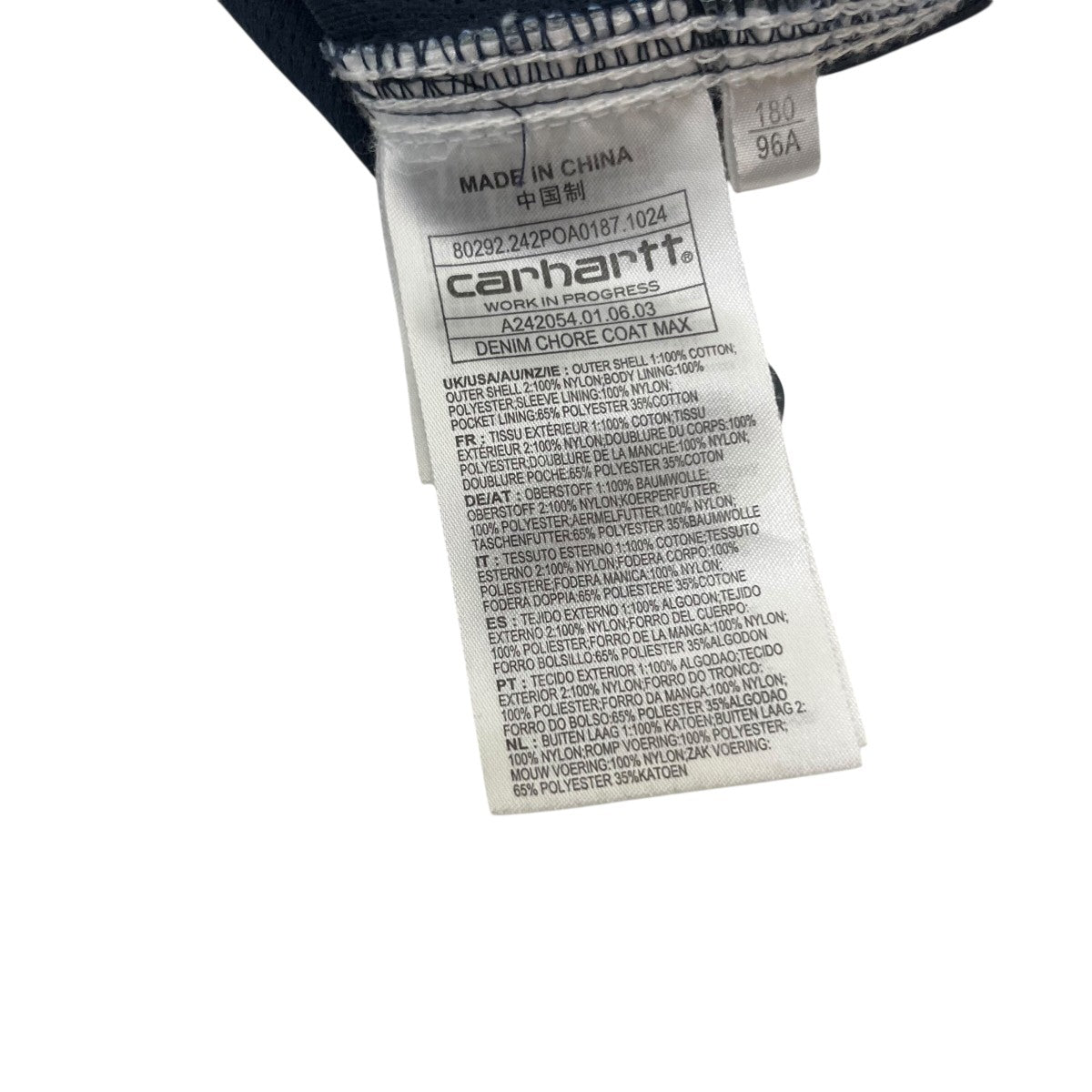 【美品】A.P.C. CARHARTT WIP カバーオール Mサイズ オリーブ Carhartt 【ボーナスストア 誰でも+5% 10/17 0:00〜10/19 23:59