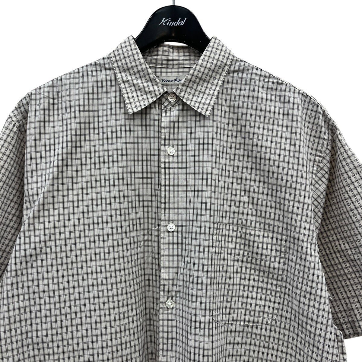 STEVEN ALAN(スティーヴンアラン) 60 シボ チェック ALINE LOOSE
