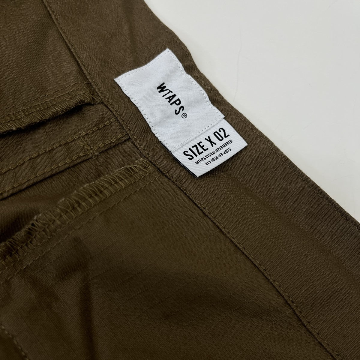WTAPS CARGO SHORTS COTTON RIPSTOPハーフパンツ211BRDT-PTM05 古着・中古-4枚目のアイテム画像