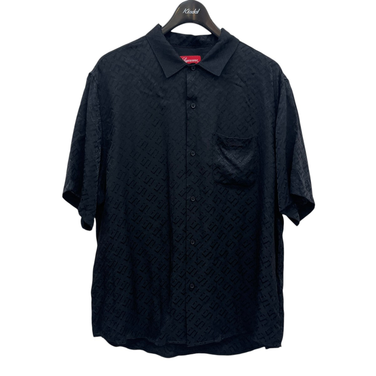 Supreme 22SSTonal Monogram Silk S S総柄半袖シャツ 古着・中古-1枚目のアイテム画像