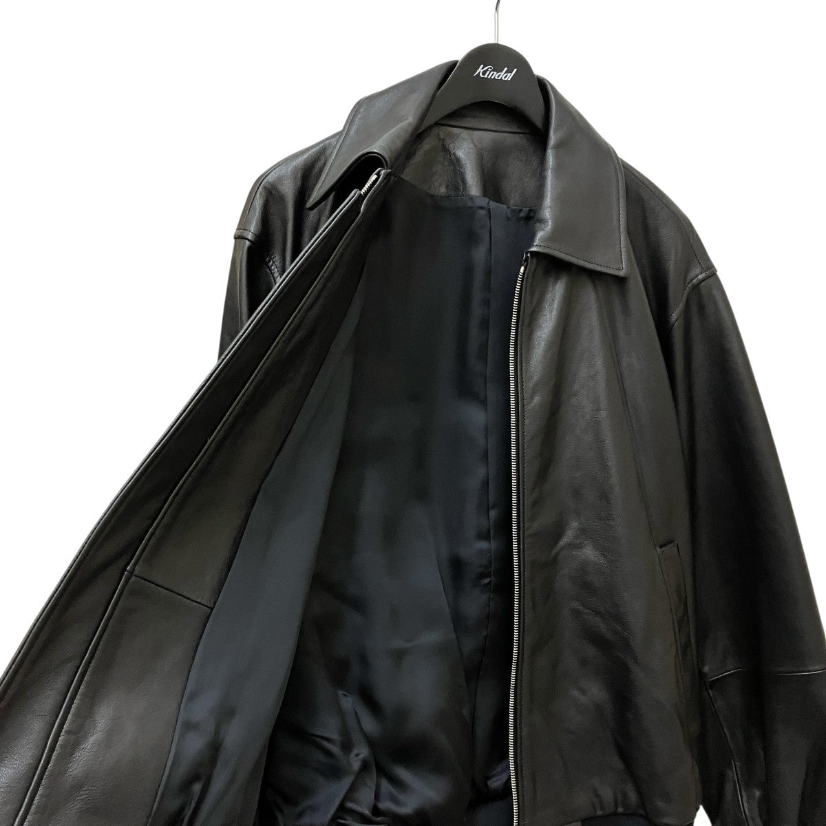 METZ レザージャケット M 黒 METZ レザージャケット M 黒 ルーズレザージャケット