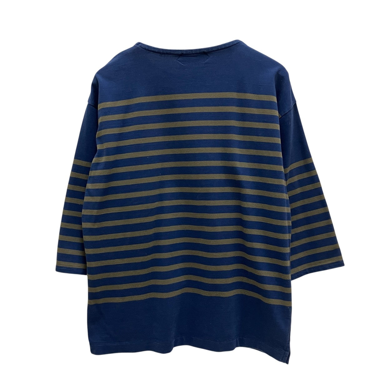 AUBERGE ボーダー7分袖Tシャツ 古着・中古-2枚目のアイテム画像