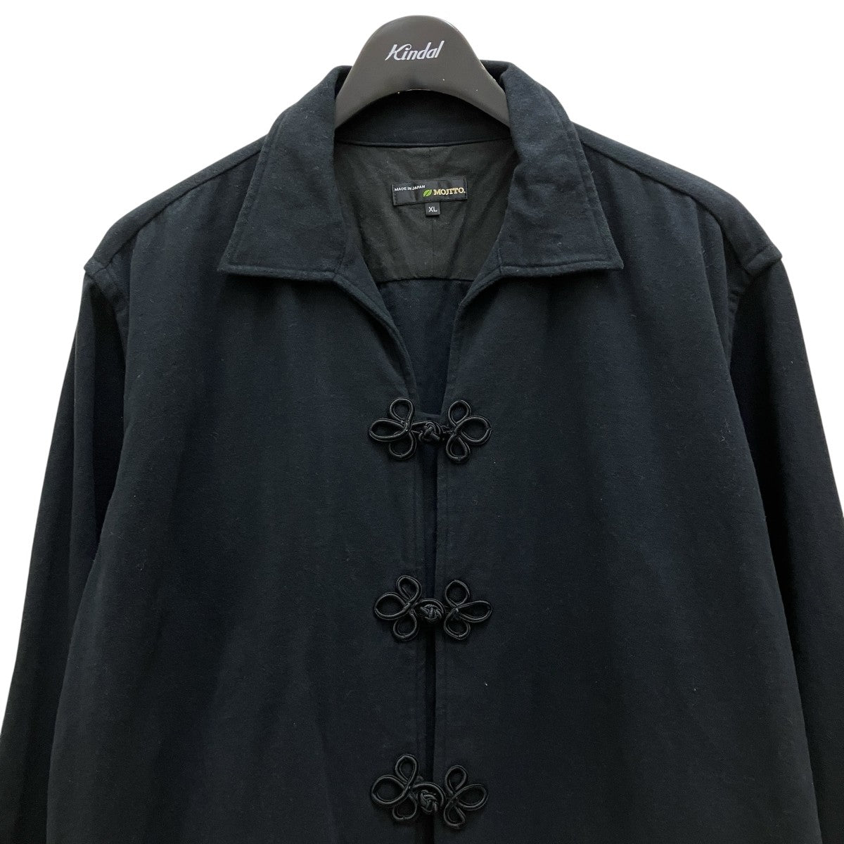 MOJITO(モヒート) ABSHINTH SHIRTチャイナシャツ ブラック