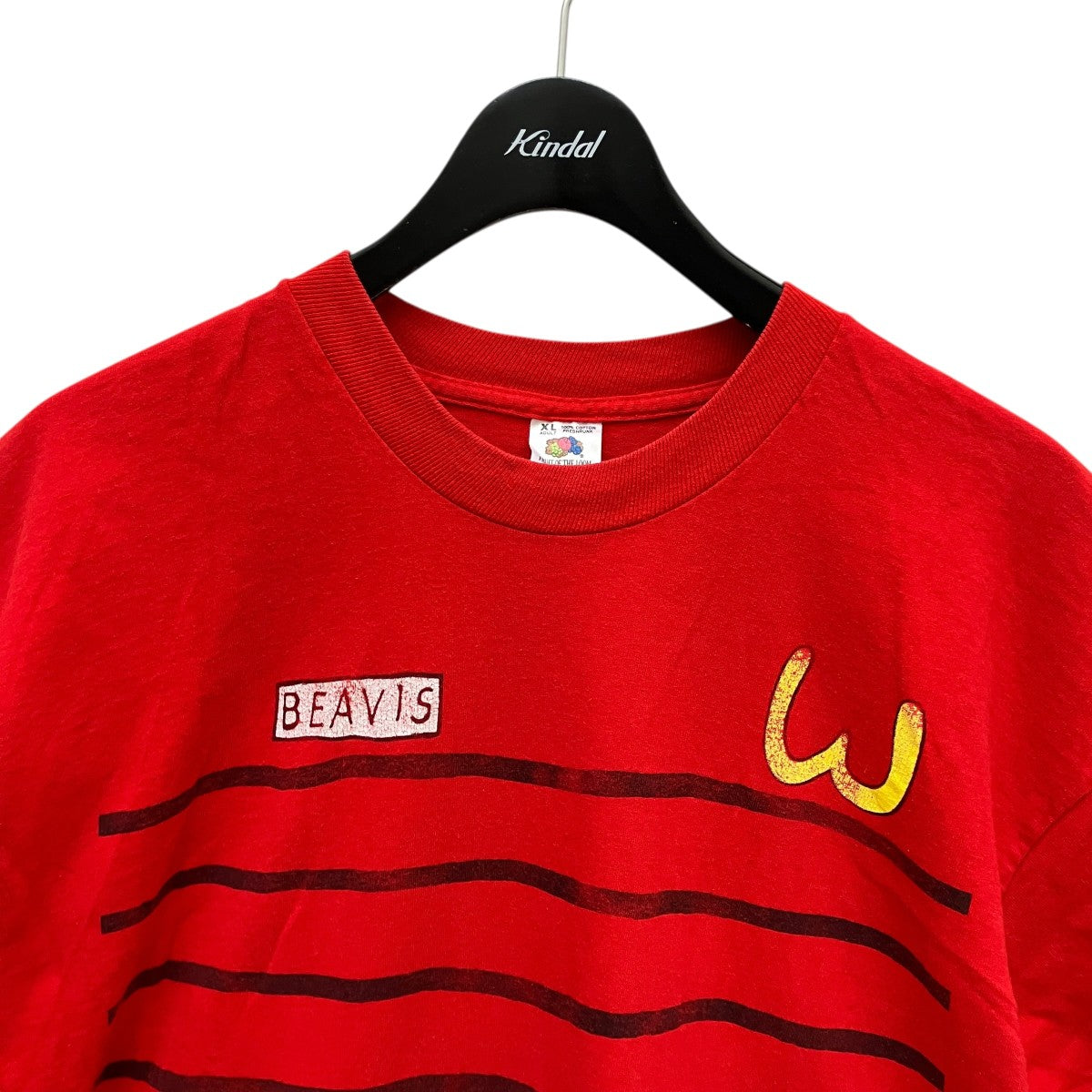 FRUIT OF THE LOOM 90S STANELYDESANTISBEAUIS半袖Tシャツ 古着・中古-2枚目のアイテム画像