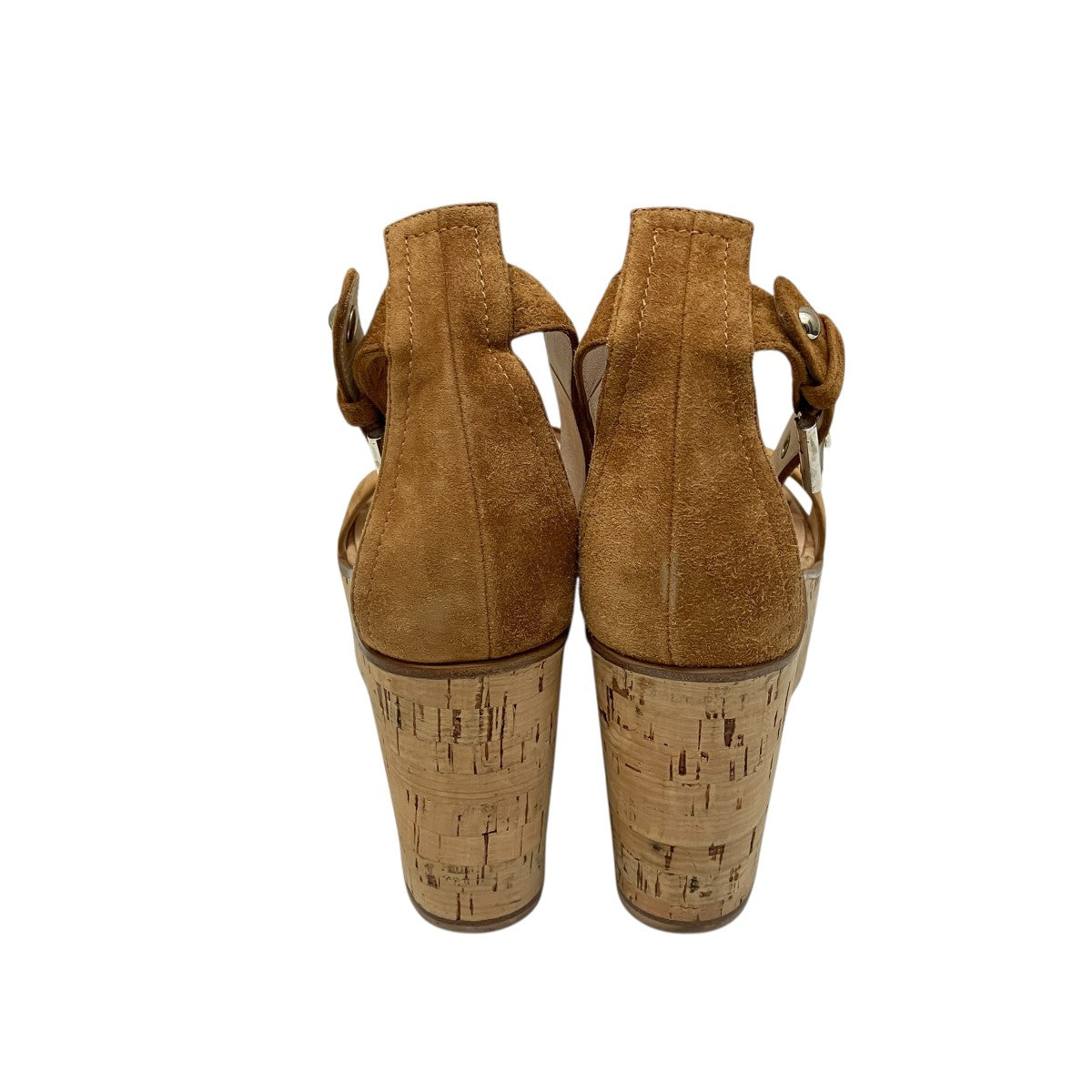 Gianvito Rossi コルク厚底サンダル 古着・中古-2枚目のアイテム画像