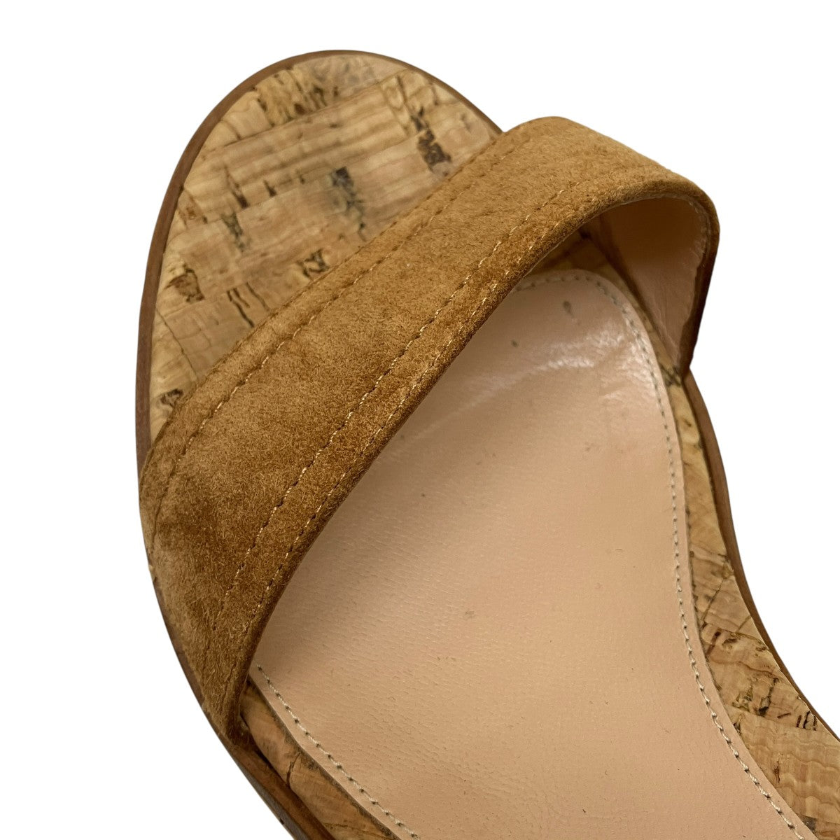 Gianvito Rossi コルク厚底サンダル 古着・中古-5枚目のアイテム画像