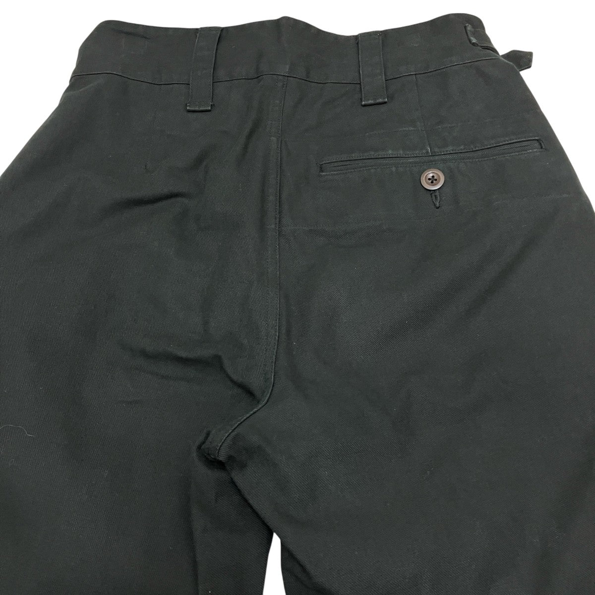 【美品】MHL. 23AW グルカパンツ チノパンツ ワイドパンツ ブラック L 美品】MHL. 23AW グルカパンツ チノパンツ ワイドパンツ