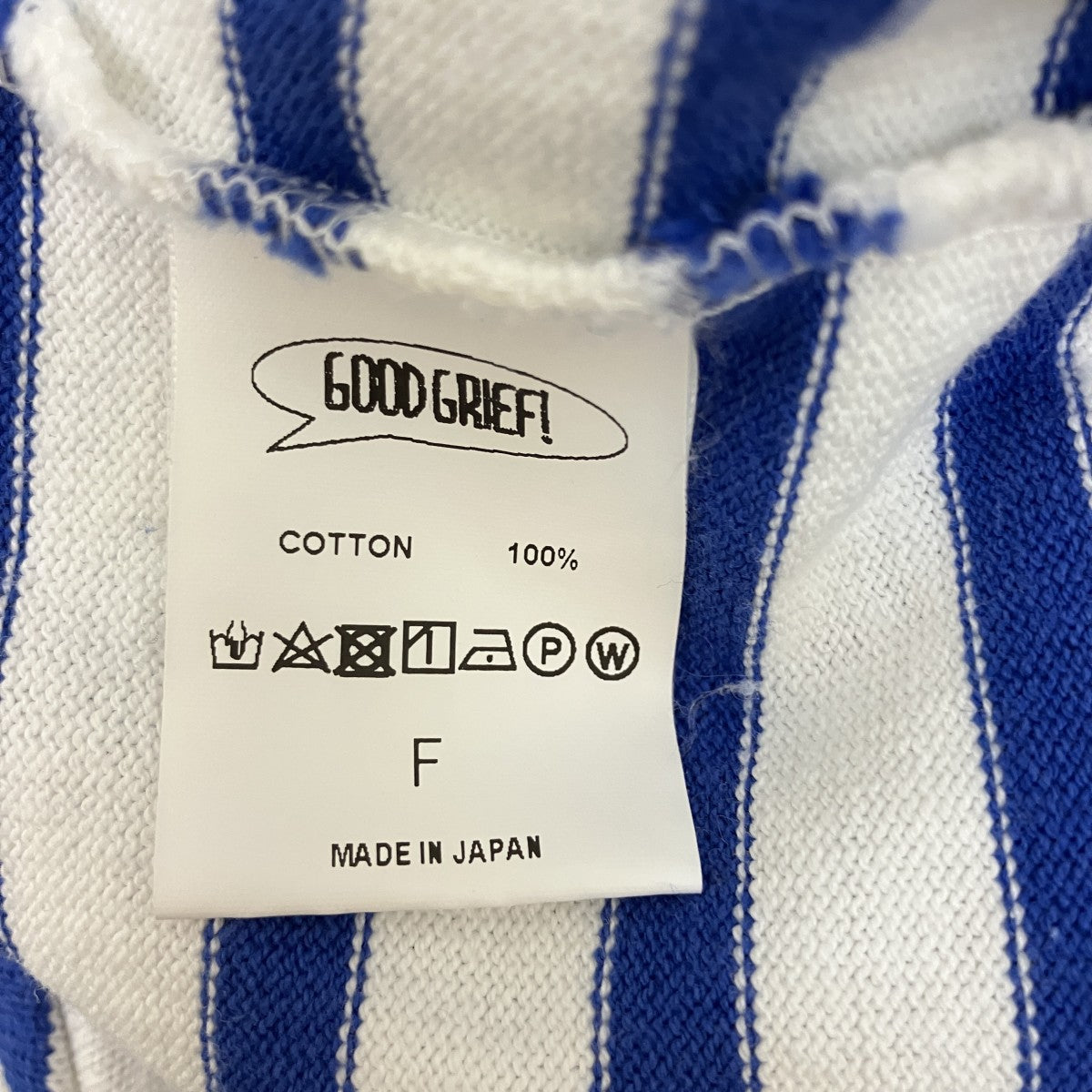 GOOD GRIEF! ボーダー長袖Tシャツ 古着・中古-5枚目のアイテム画像