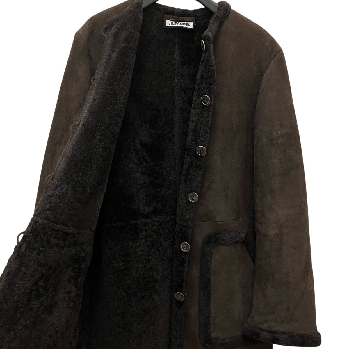 JIL SANDER(ジルサンダー) ムートンコート256209 256209 ブラウン