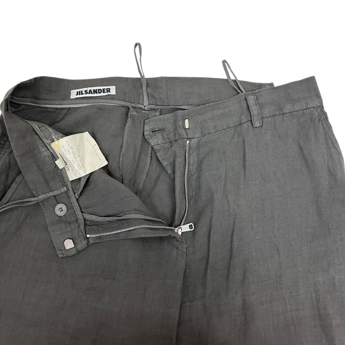 JIL SANDER リネンパンツ 古着・中古-3枚目のアイテム画像