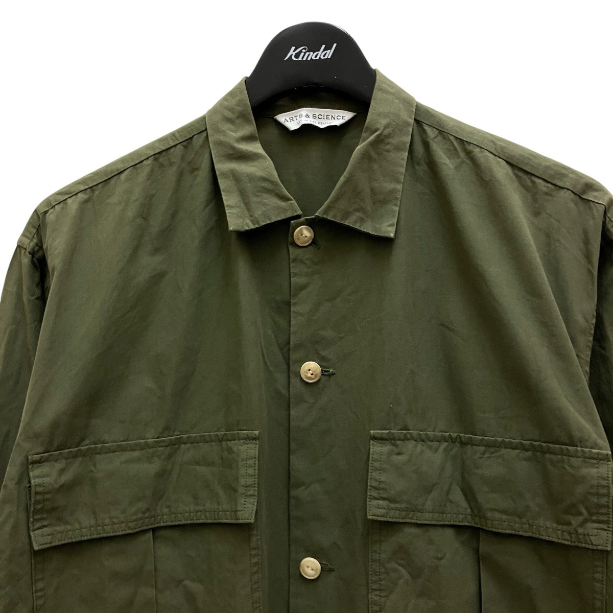 ARTS＆SCIENCE Open Collar Work Shirt長袖シャツ001-U60U-045 古着・中古-3枚目のアイテム画像