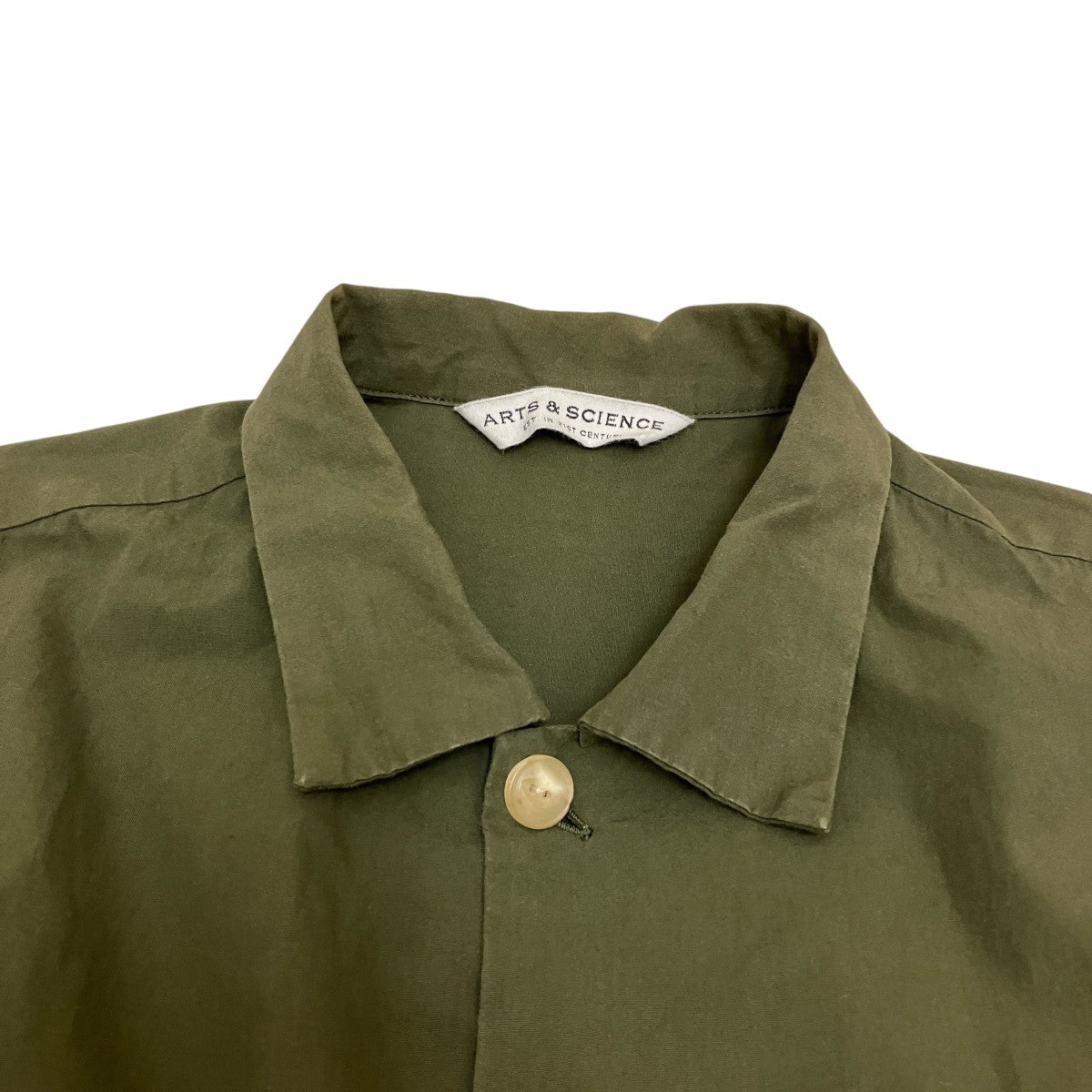 ARTS＆SCIENCE Open Collar Work Shirt長袖シャツ001-U60U-045 古着・中古-4枚目のアイテム画像