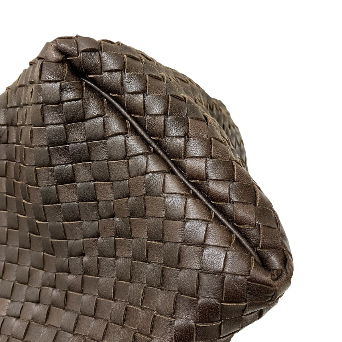 【日曜までお値下げ】BOTTEGA VENETA ダークブラウン　ハンドバッグ ボッテガヴェネタ BOTTEGA VENETA バッグ ハンド ワンハンドル