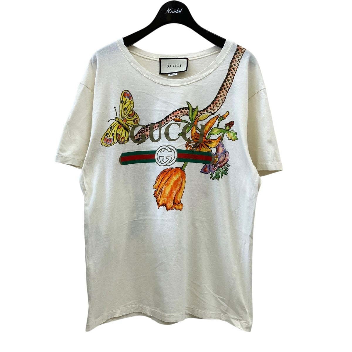 GUCCI ダメージ加工Tシャツ 古着・中古-1枚目のアイテム画像