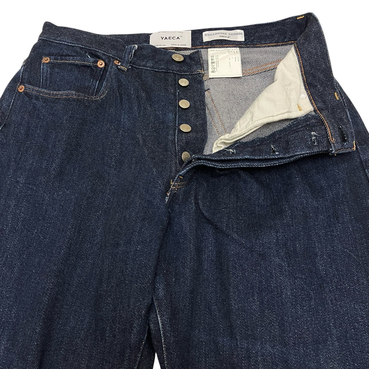 YAECA(ヤエカ) デニムパンツ10-12W 10-12W インディゴ サイズ 33
