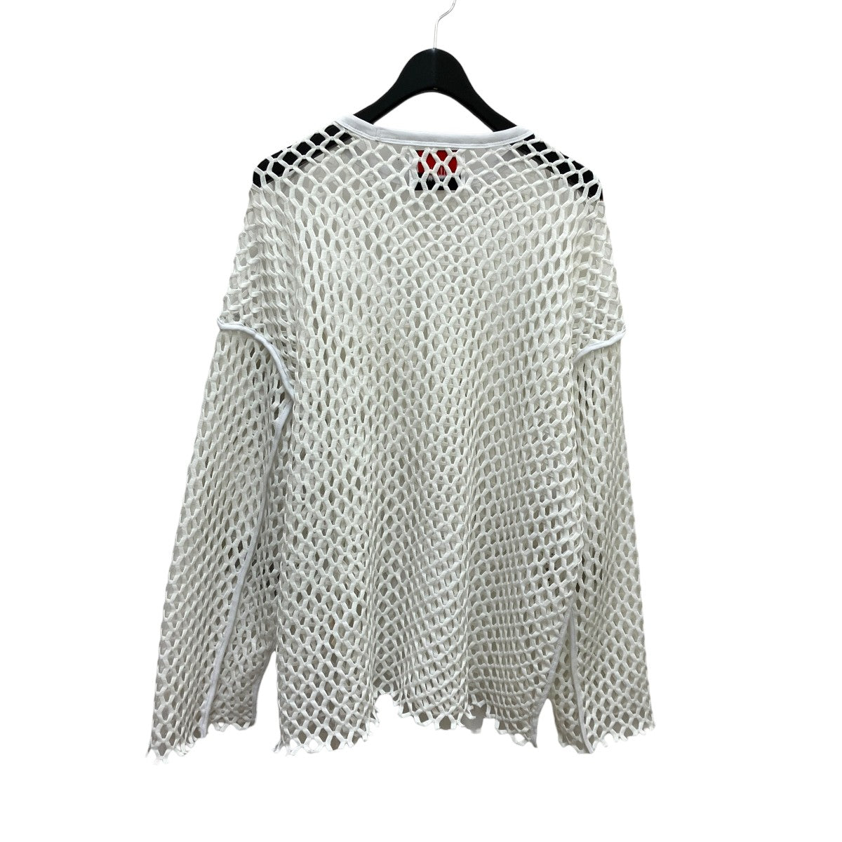 ハニカムビッグメッシュプライムオーバークルーネックロングスリーブTシャツ