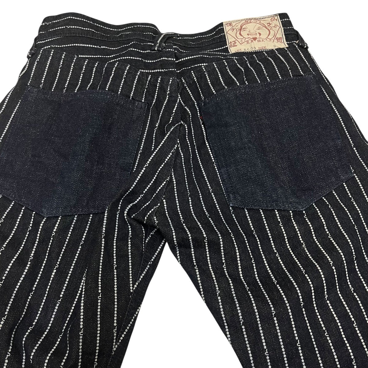 レア美品! EVISU エヴィス 大黒 日本製 100%コットン オーバーオール レディース オーバーサイズ ヴィーガンジャケット ブラック