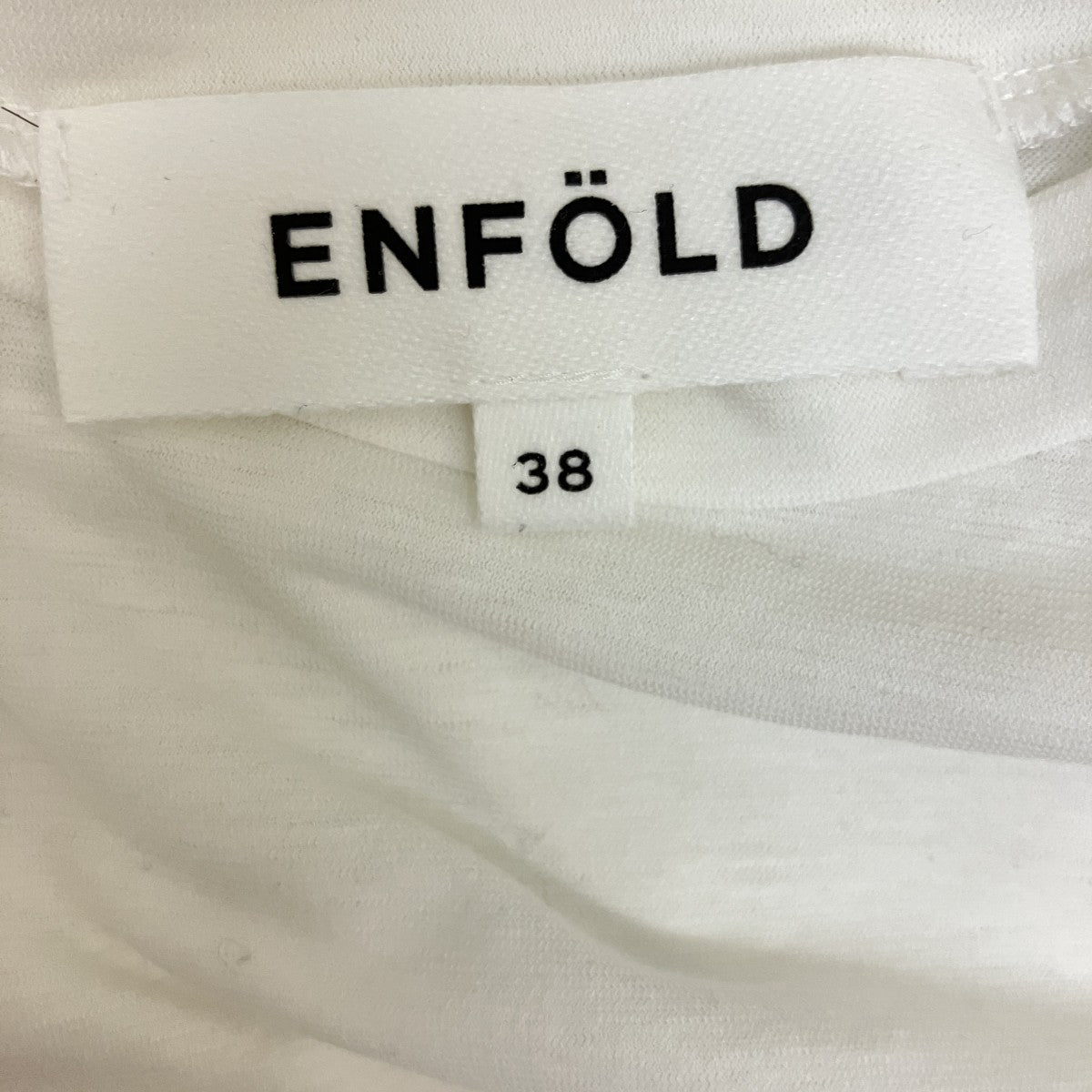 ENFOLD アシメトリーTシャツ300BA280-0030 古着・中古-6枚目のアイテム画像
