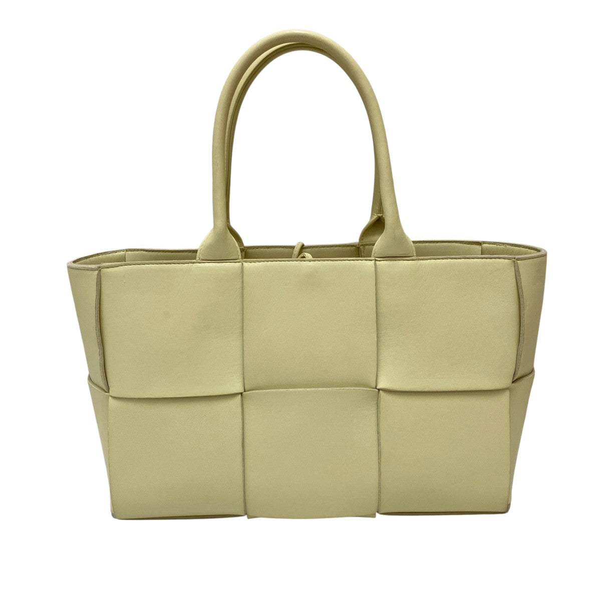 BOTTEGA VENETA スモールアルコ トートイントレチャートトートバッグ 古着・中古-1枚目のアイテム画像