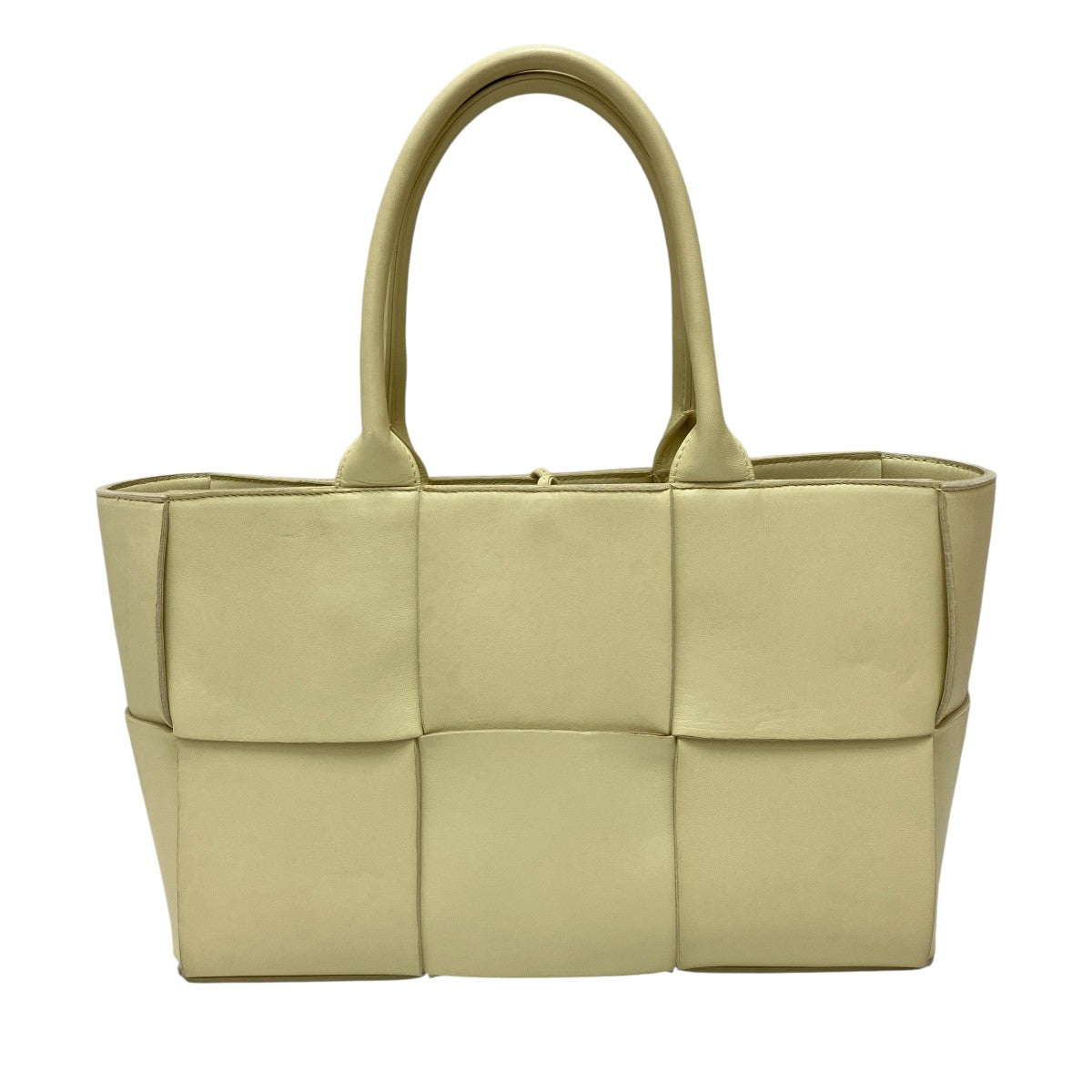 BOTTEGA VENETA スモールアルコ トートイントレチャートトートバッグ 古着・中古-3枚目のアイテム画像