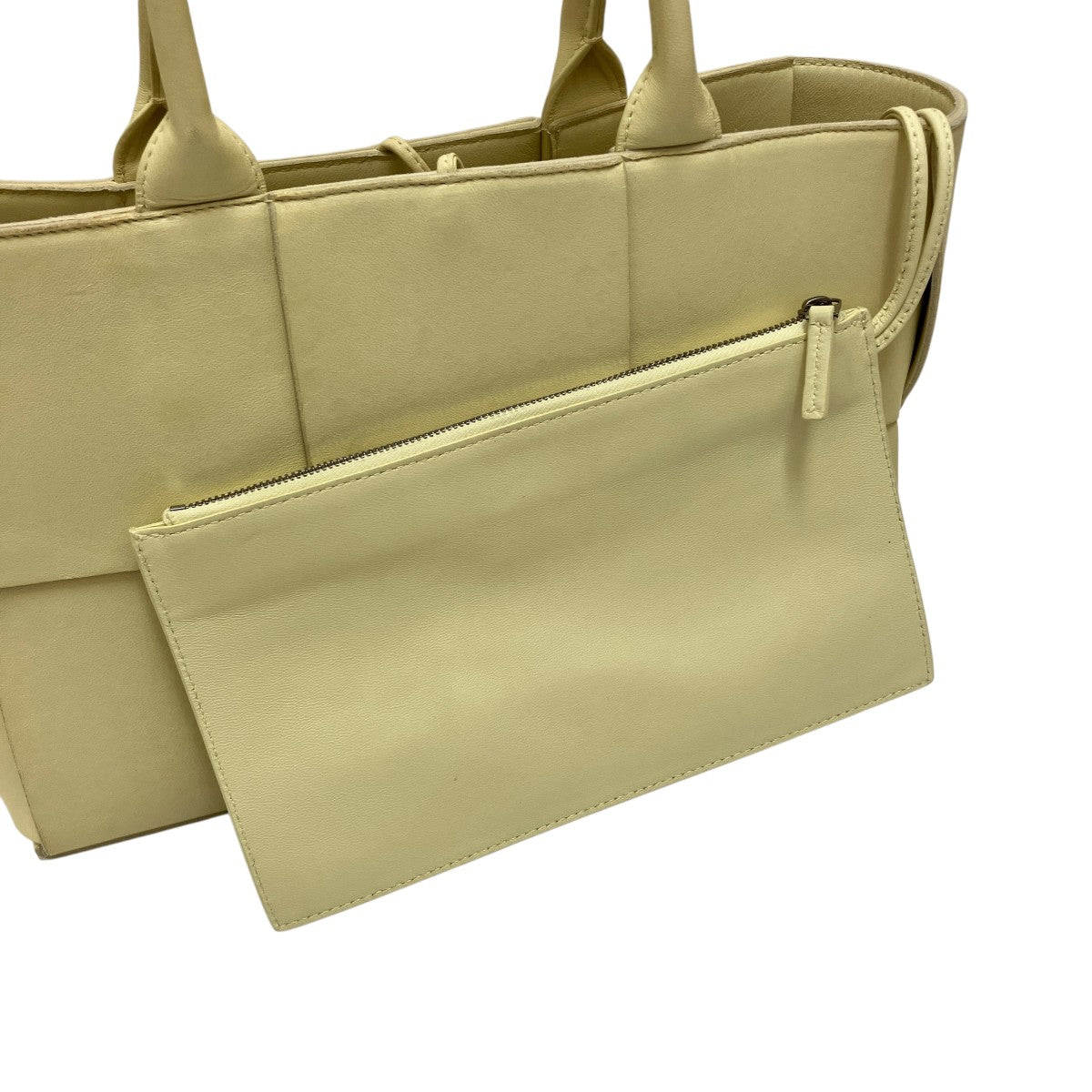 BOTTEGA VENETA スモールアルコ トートイントレチャートトートバッグ 古着・中古-5枚目のアイテム画像