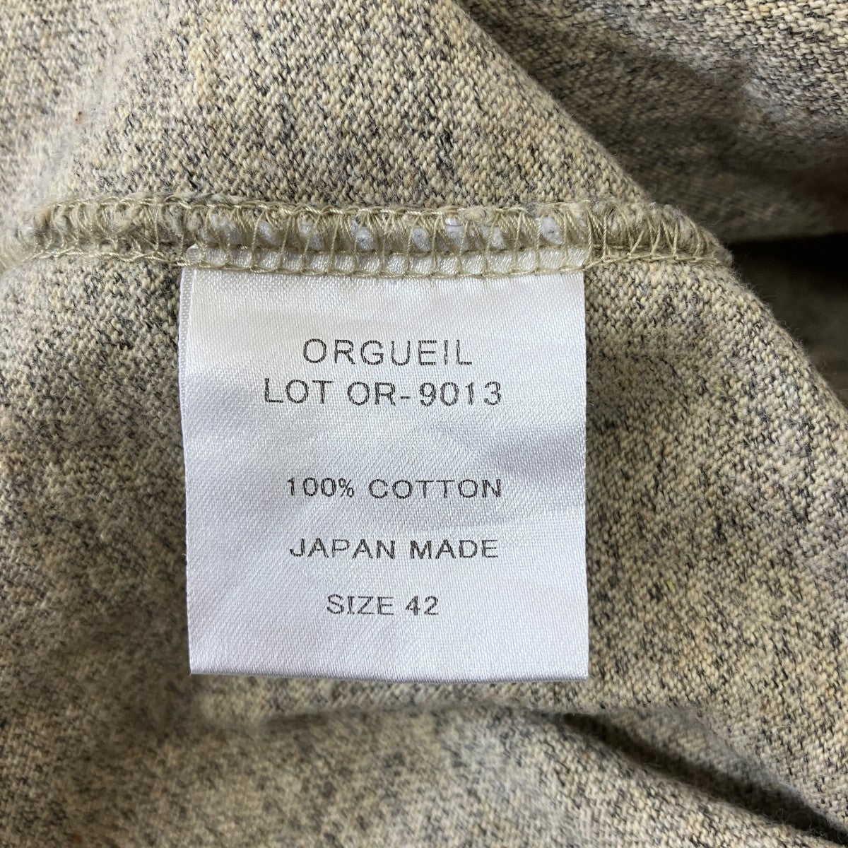 ORGUEIL ヘンリーネックシャツLOT OR-9013 古着・中古-4枚目のアイテム画像