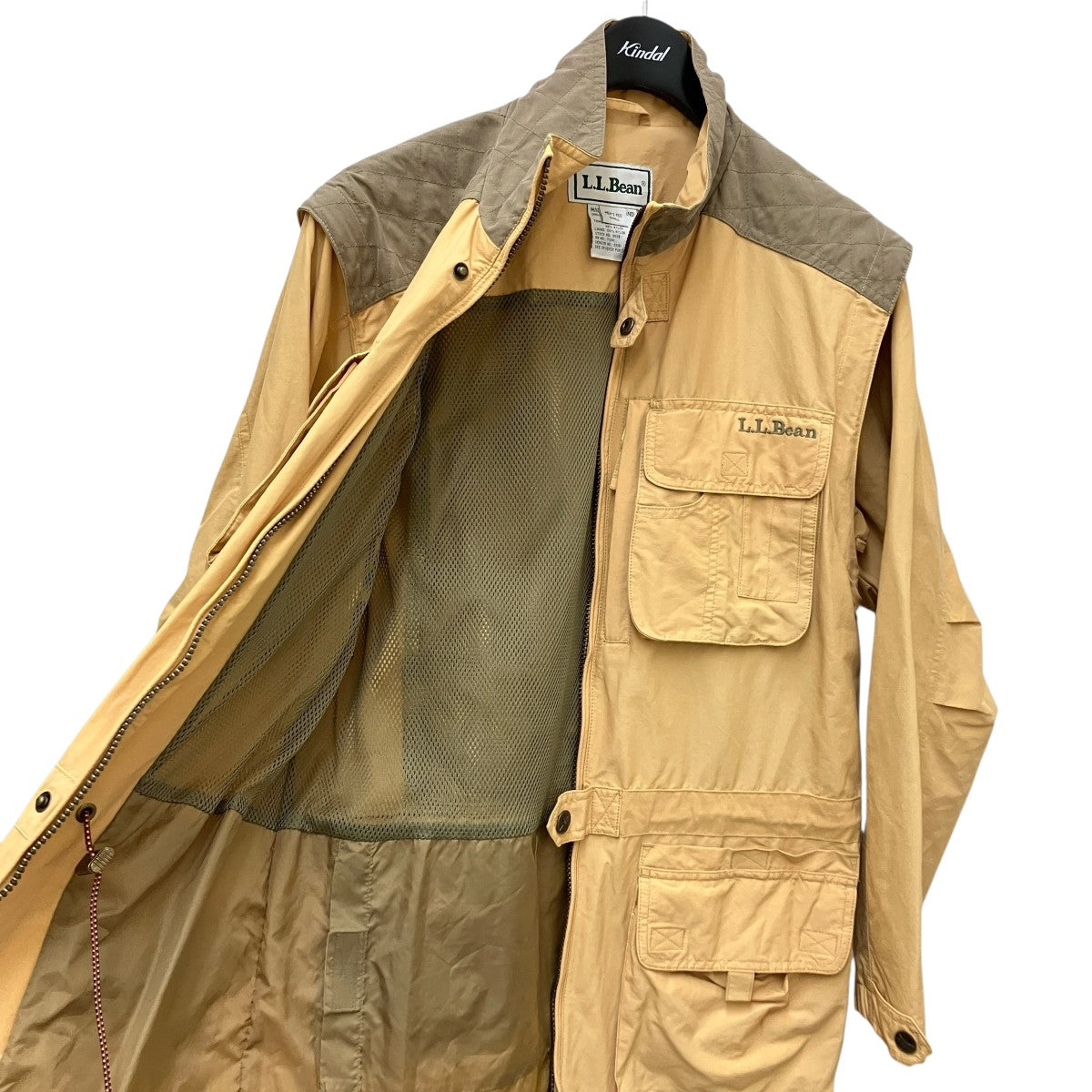 L．L．Bean(エルエルビーン) 2WAYハンティングジャケット ベージュ