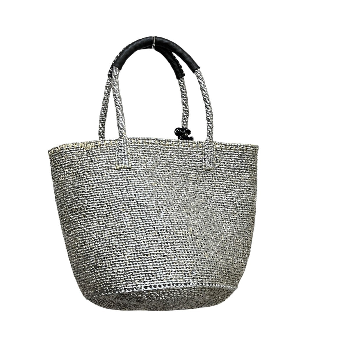 meongblue(メオンブルー) チャーム付きかごバッグ シルバー｜【公式