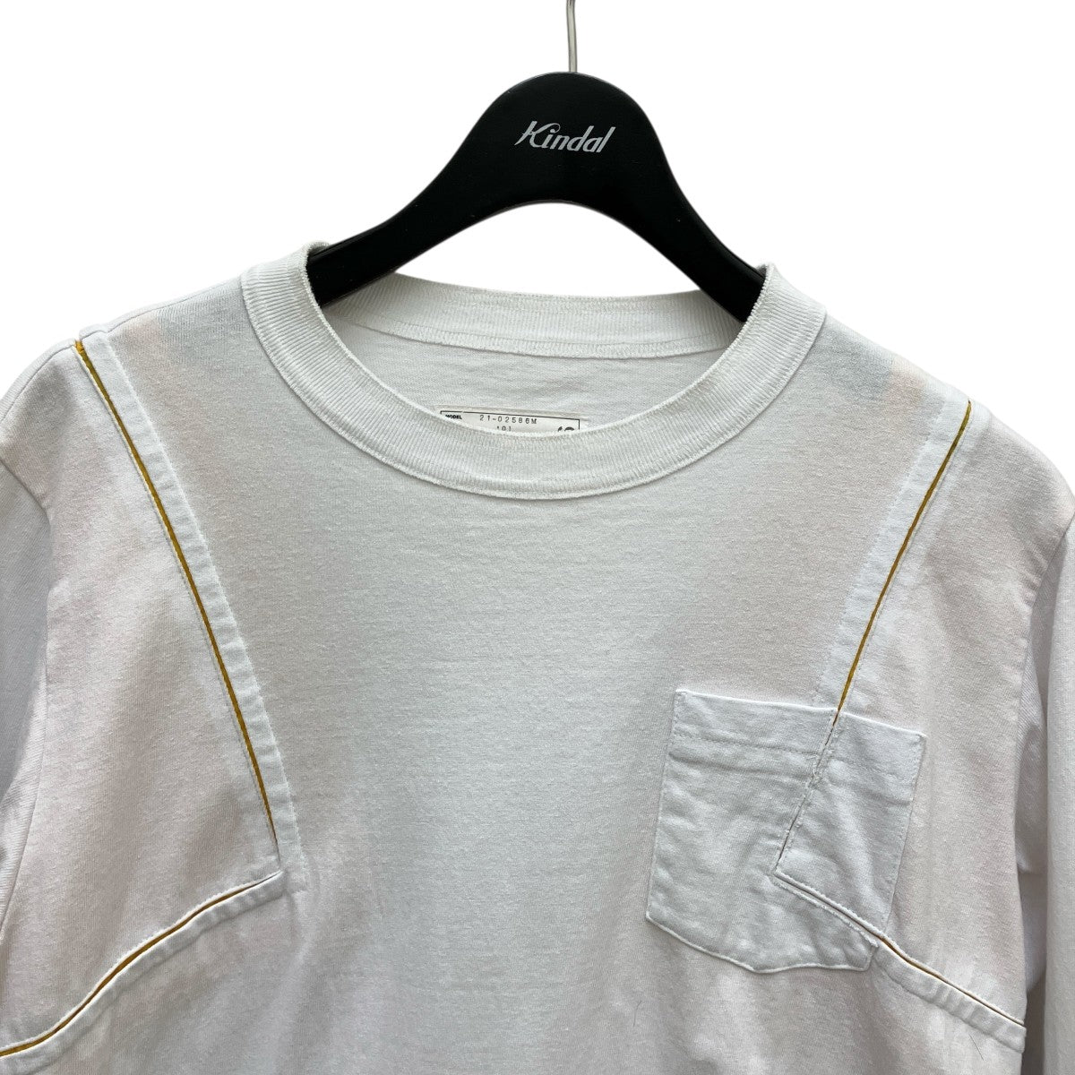 sacai(サカイ) 長袖Tシャツ21-02586M 21-02586M ホワイト サイズ 2