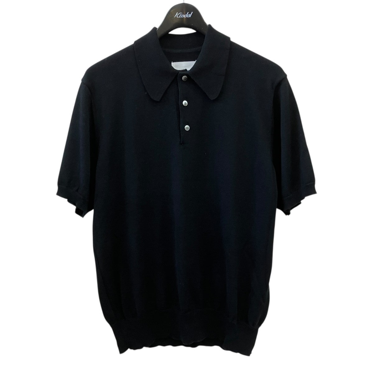 reglar fit polo collar short sleeve sweaterニットポロシャツ0005SS25