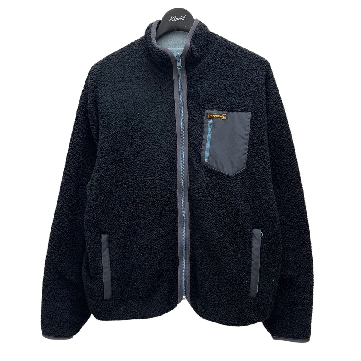 PHERROW'S(フェローズ) リバーシブルフリースジャケット ブラック