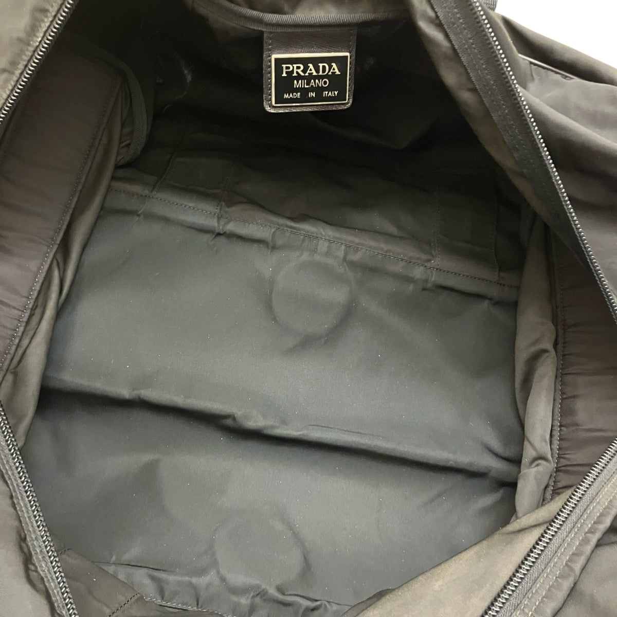 PRADA(プラダ) ショルダー付ボストンバッグ ユニセックス 56 ブラック