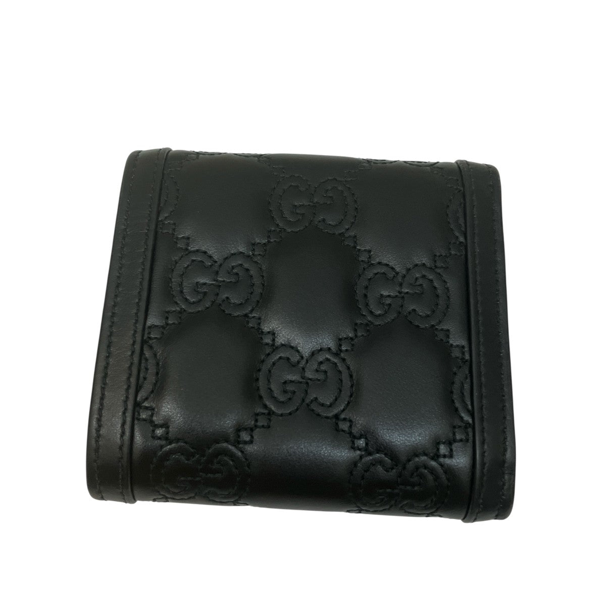 GUCCI(グッチ) GGマトラッセ3つ折り財布723799 723799 ブラック