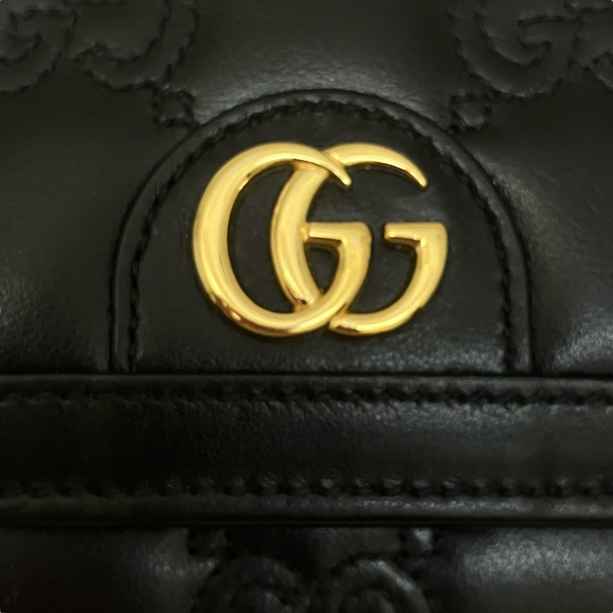 GUCCI(グッチ) GGマトラッセ3つ折り財布723799 723799 ブラック
