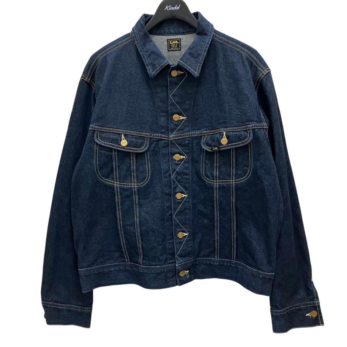 Lee インディゴ デニムジャケット Lee リー デニムジャケット LOT 1411 復刻 Gジャン インディゴ L