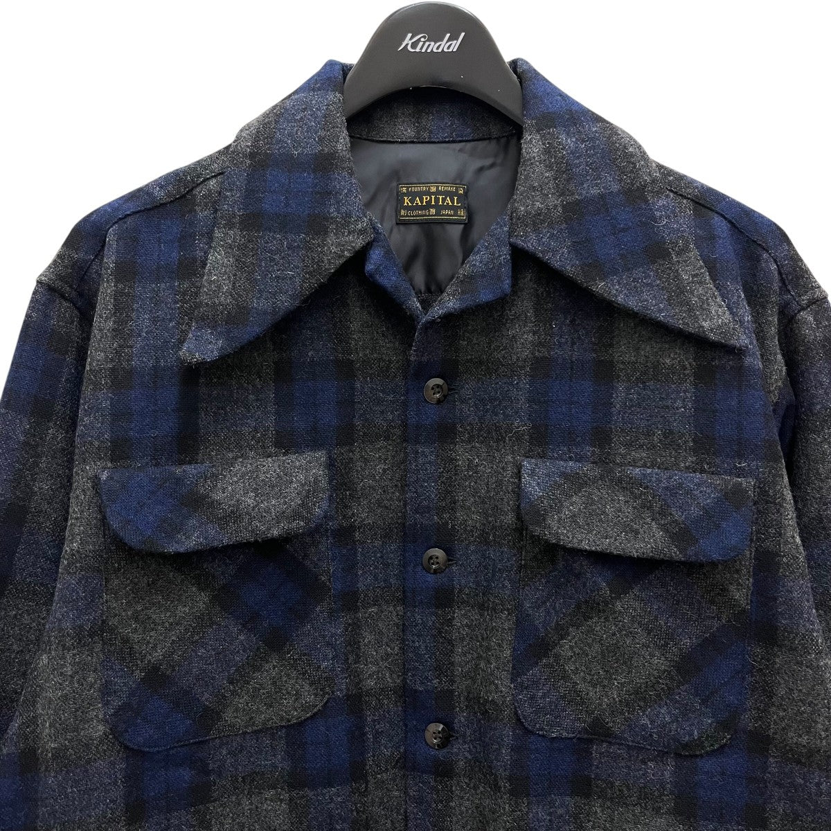 KAPITAL KOUNTRY ダメージ加工 チェック ネル シャツ KAPITAL KOUNTRY ダメージ加工 チェック ネル シャツ