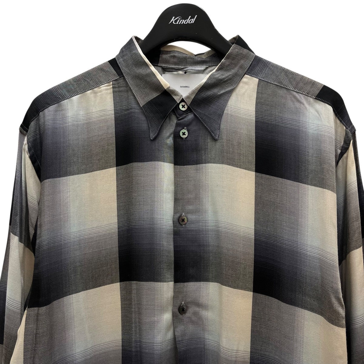 SUGARHILL(シュガーヒル) チェックシャツ21AWSH02 21AWSH02 グレー