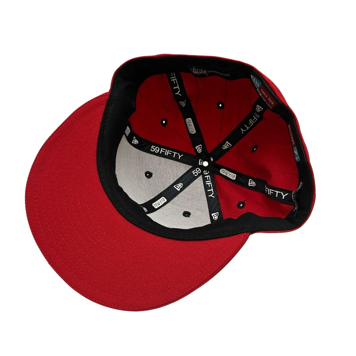 New Era×stussy キャップ 古着・中古-5枚目のアイテム画像