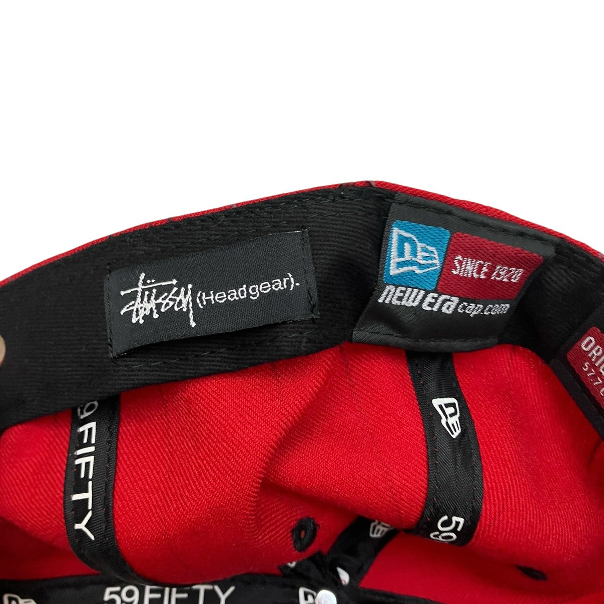 New Era×stussy キャップ レッド サイズ 57.7cm｜【公式