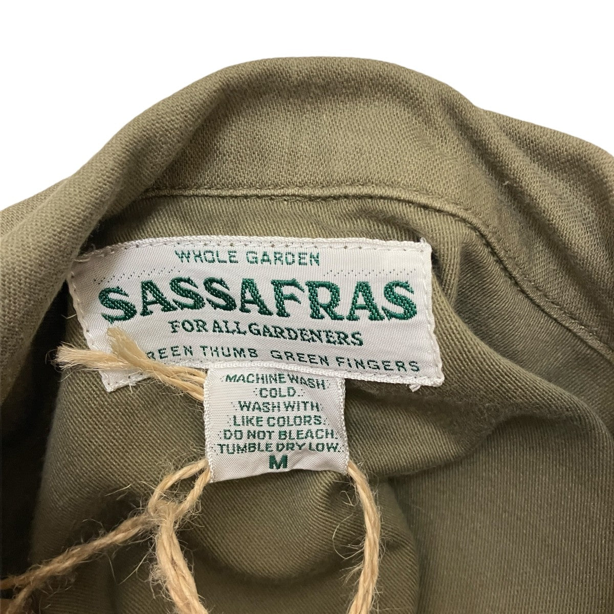 SASSAFRAS(ササフラス) GARDENER HALFシャツジャケットSF-181369