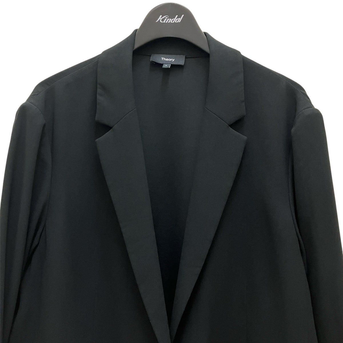 theory(セオリー) Powder Crepe Casual Blazer ULノーカラージャケット