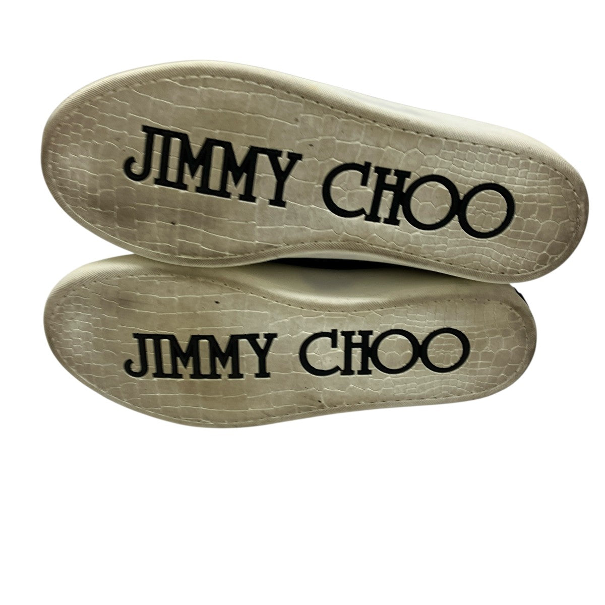 JIMMY CHOO カモフラ柄ハラコスニーカー 古着・中古-4枚目のアイテム画像