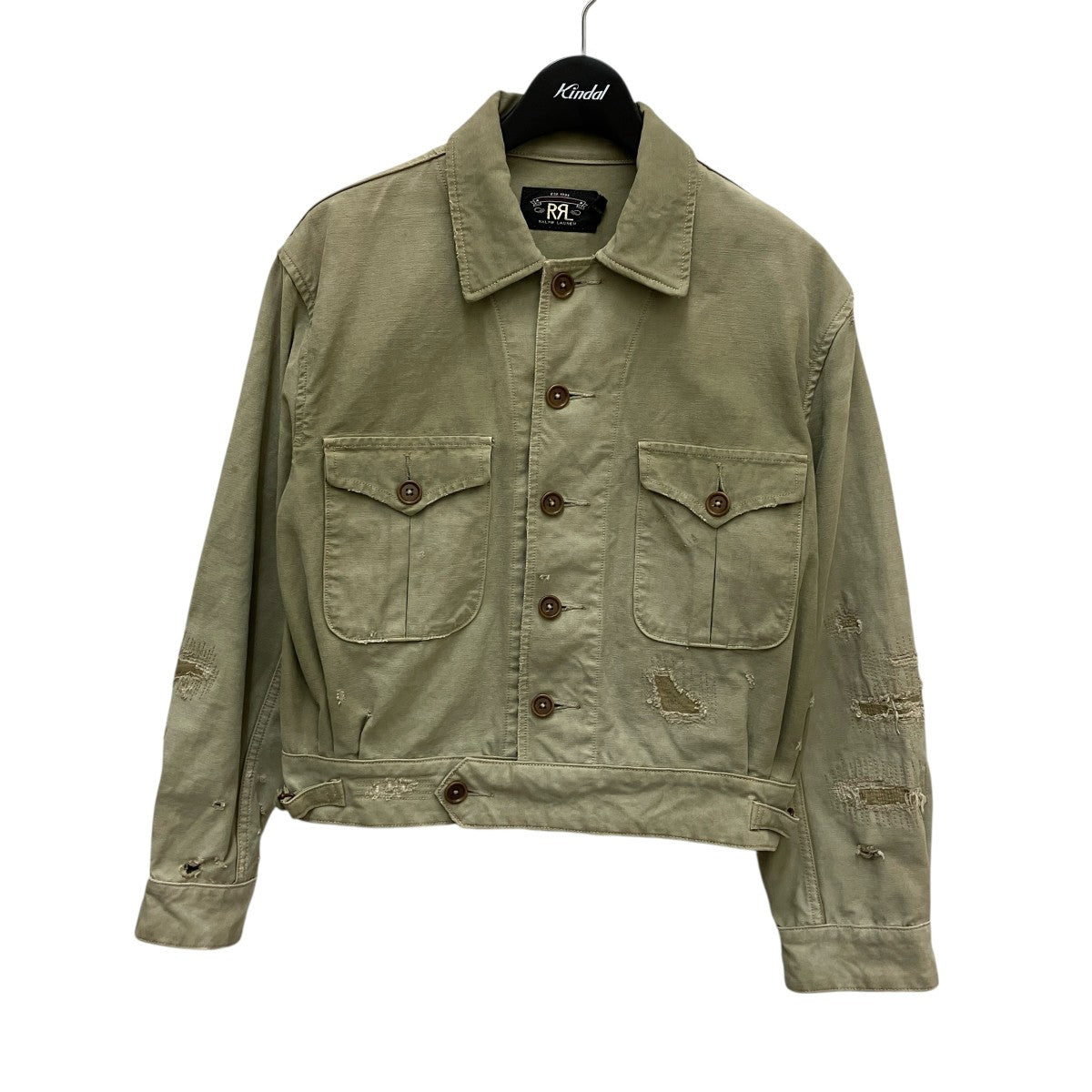 RRL XL ブラウンミリタリージャケット 000000000892_2_xEJQz8y.jpg