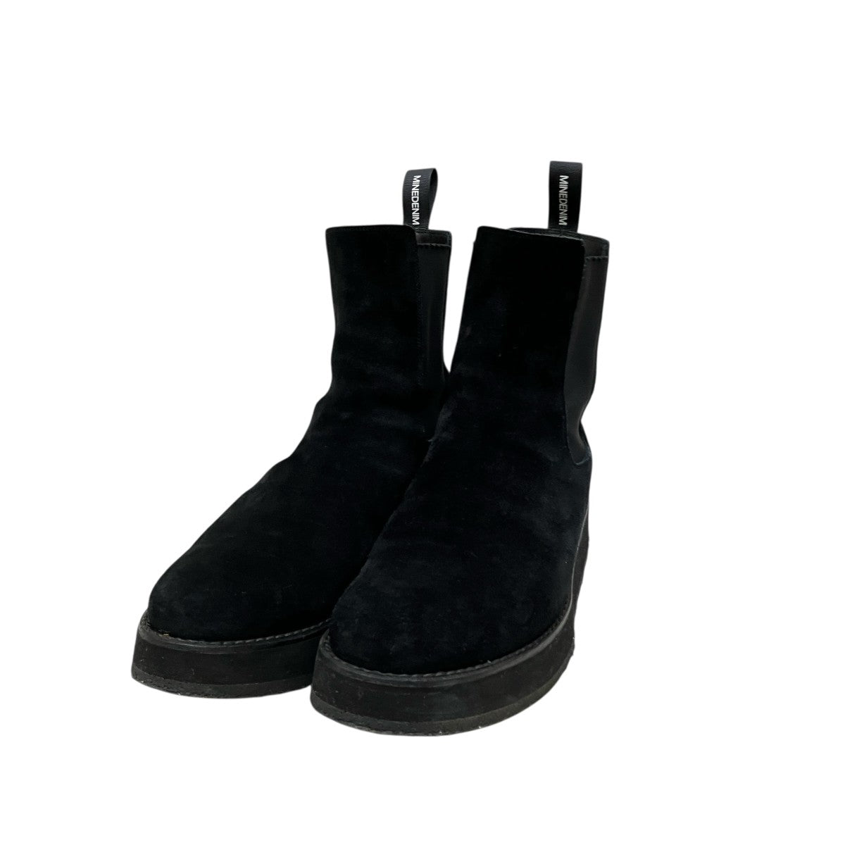 MINEDENIM(マインデニム) Suede Leather Side Gore Boots