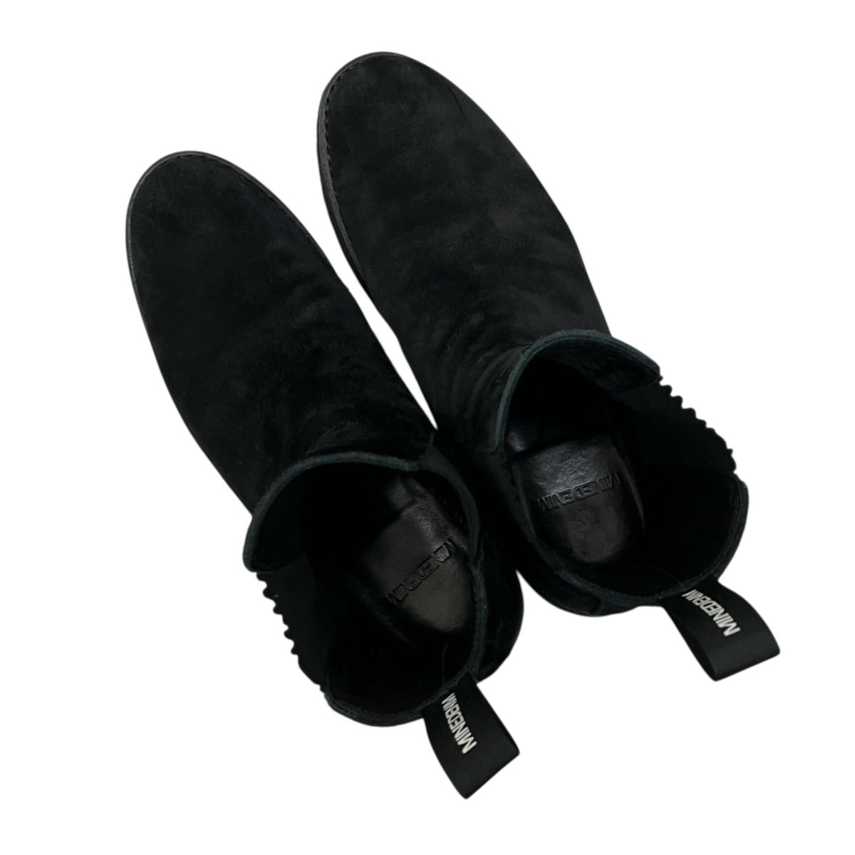 MINEDENIM サイドゴアブーツ 黒 サイズ 41 MINEDENIM(マインデニム) Suede Leather Side Gore Bootsサイドゴア