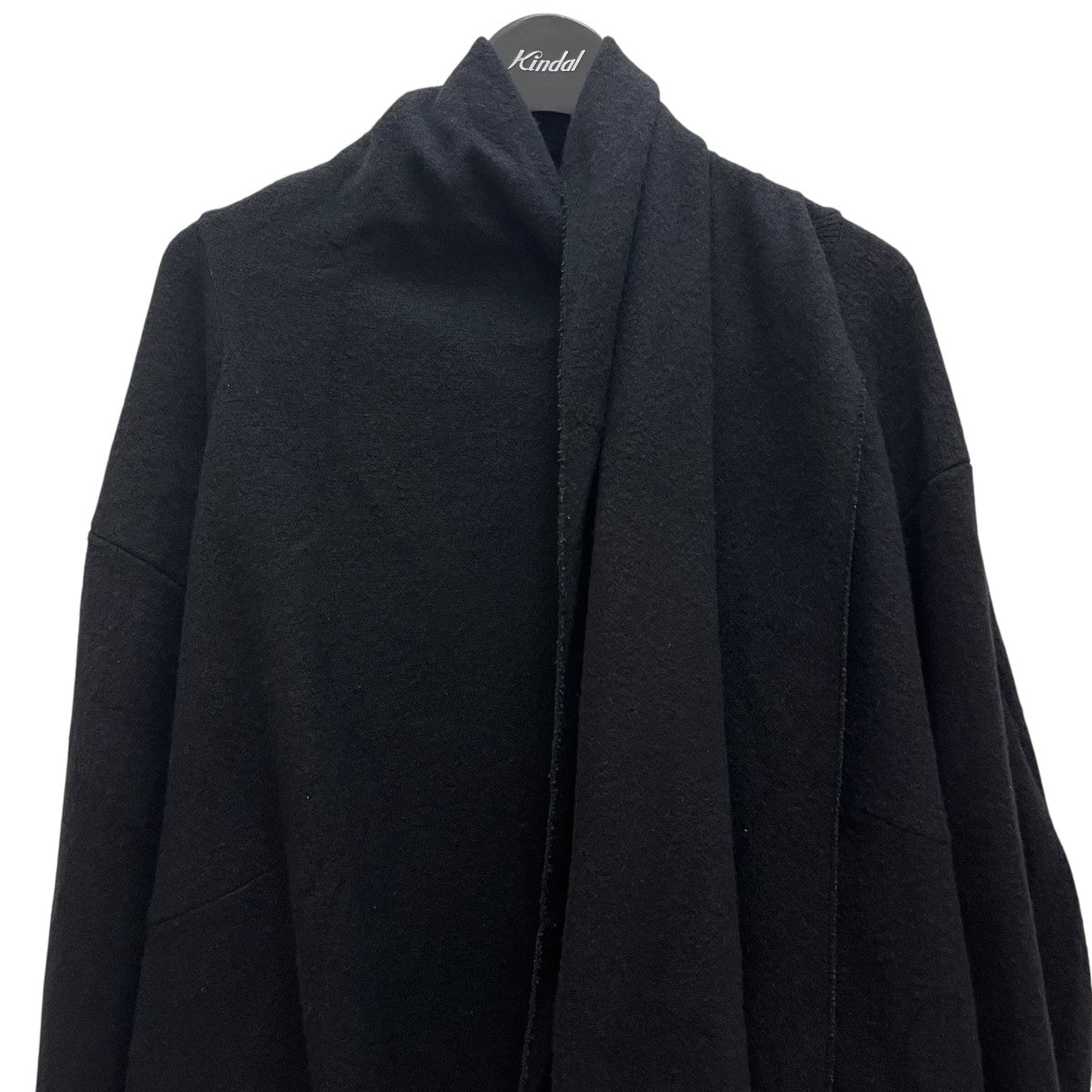 mame kurogouchi Scarf Style Knitted Pulloverスカーフ巻ニットプルオーバー 古着・中古-3枚目のアイテム画像