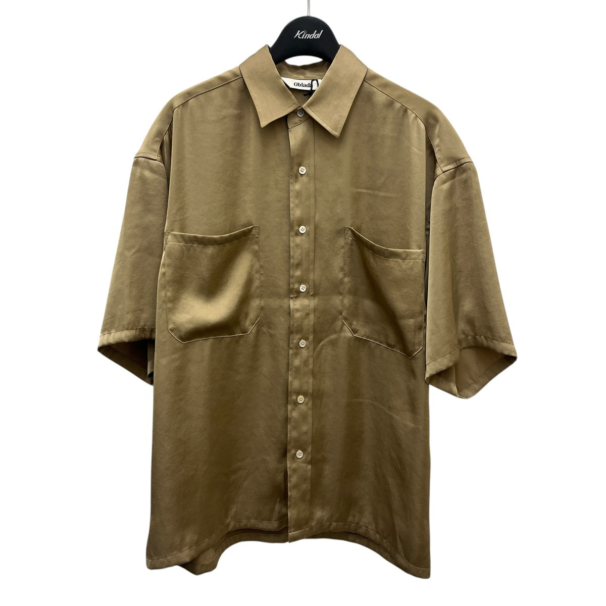 Oblada SATIN SHIRTサテンシャツM2410SH03 古着・中古-1枚目のアイテム画像
