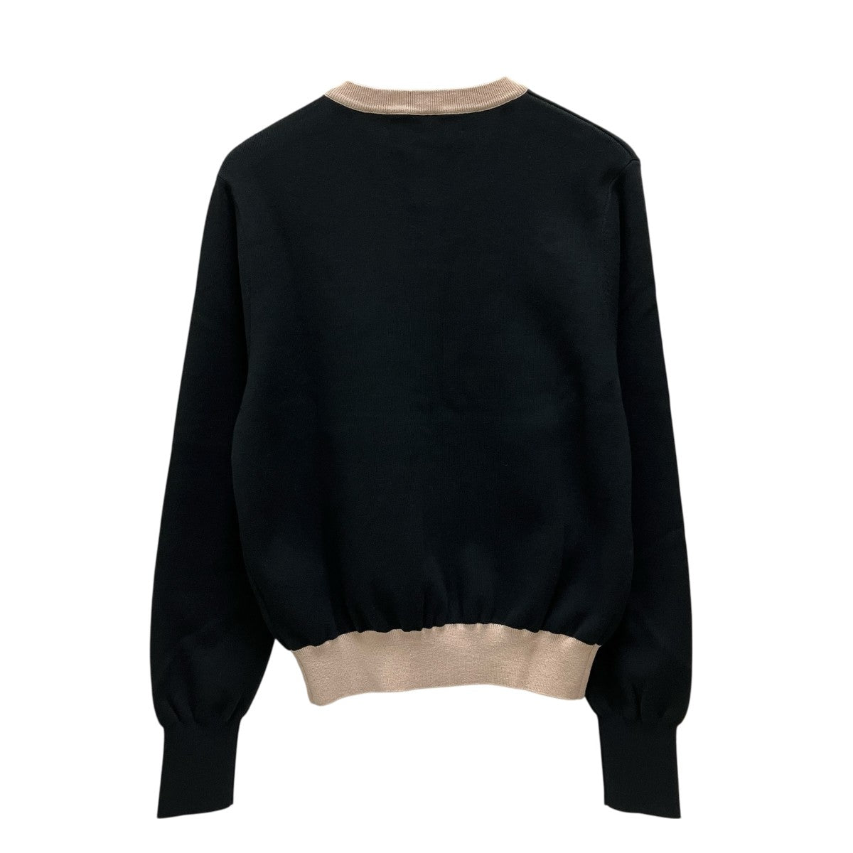 CABaN(キャバン) コットンカシミヤ バイカラークルーネック